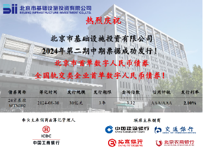 ob电竞公司乐成刊行北京市首单数字人民币债券